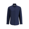 Brunello Cucinelli Blue Cotton Shirt