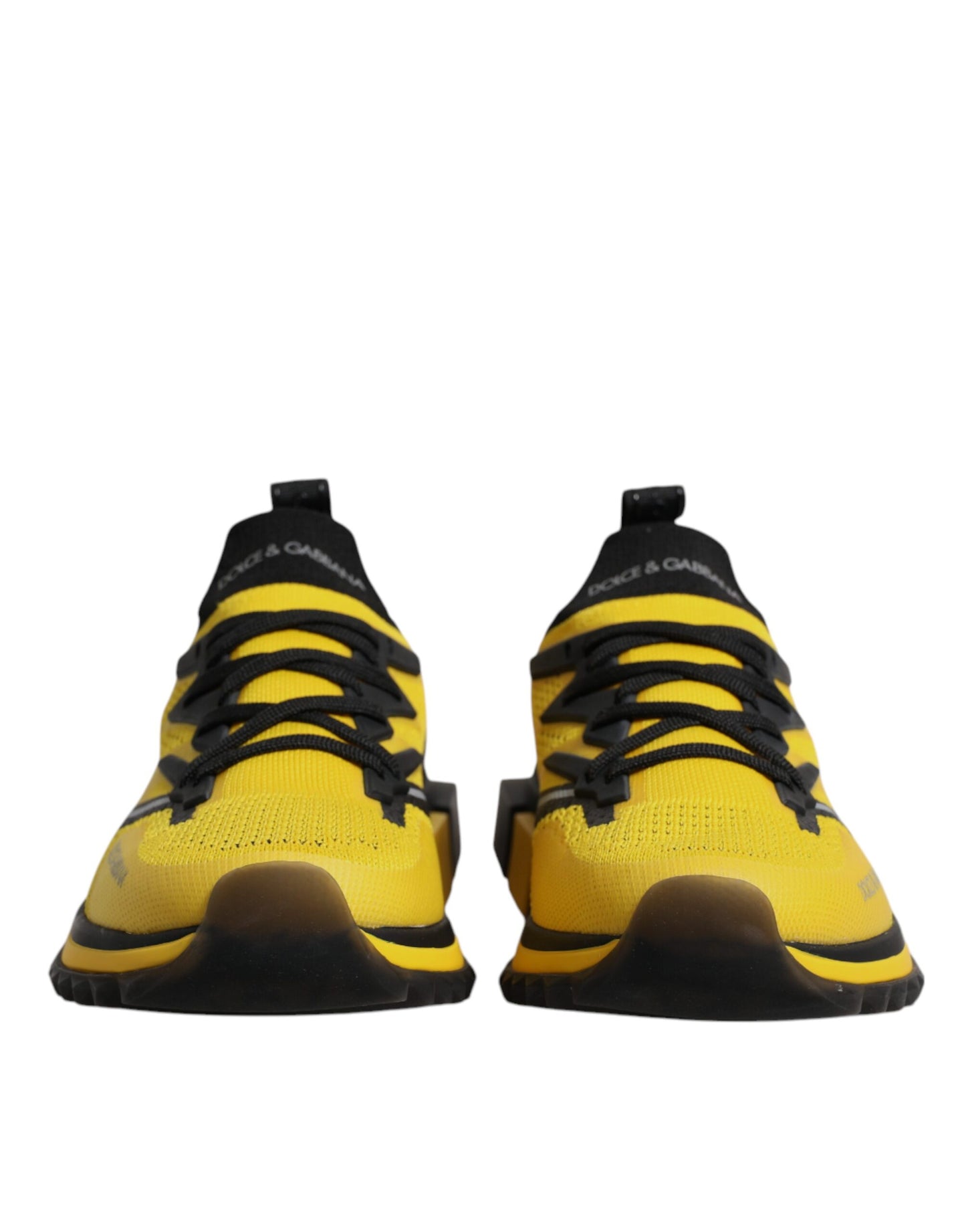 Baskets de sport extensibles jaunes Dolce &amp; Gabbana SORRENTO