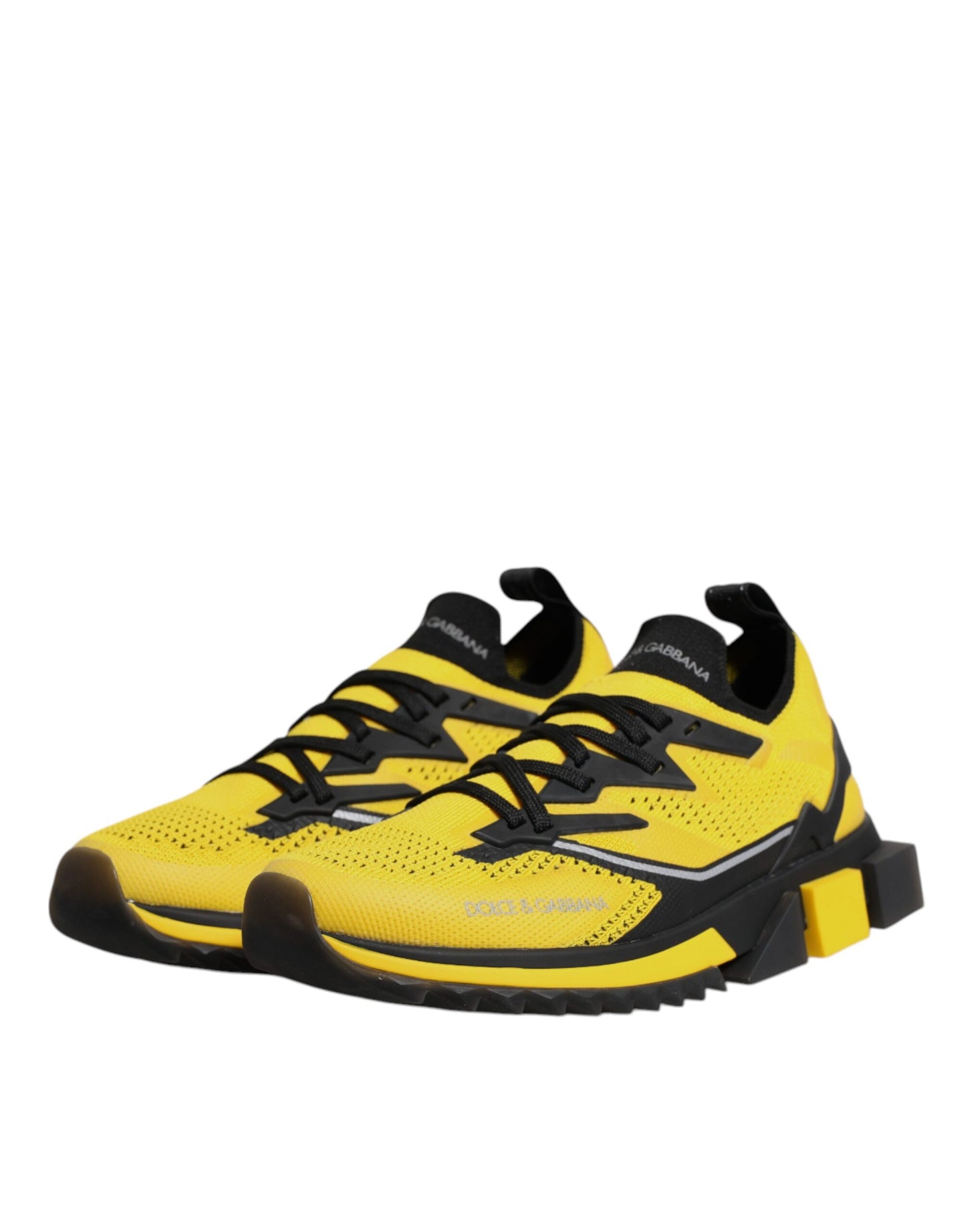 Baskets de sport extensibles jaunes Dolce &amp; Gabbana SORRENTO