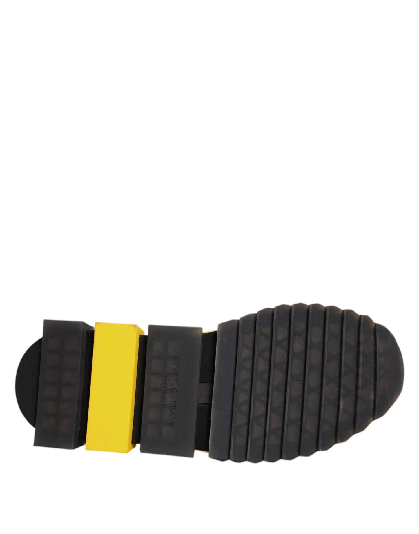 Baskets de sport extensibles jaunes Dolce &amp; Gabbana SORRENTO