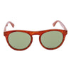 Serengeti Orange Plastic Sunglasses