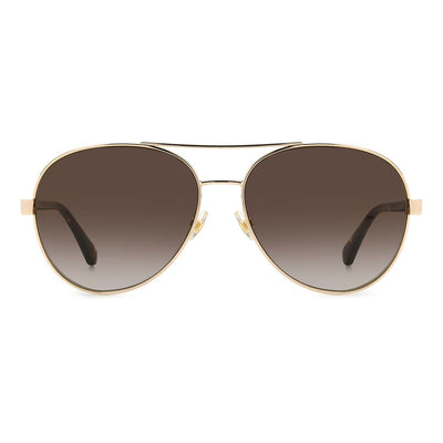 Kate Spade Sonnenbrille aus goldenem Metall