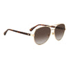 Kate Spade Sonnenbrille aus goldenem Metall