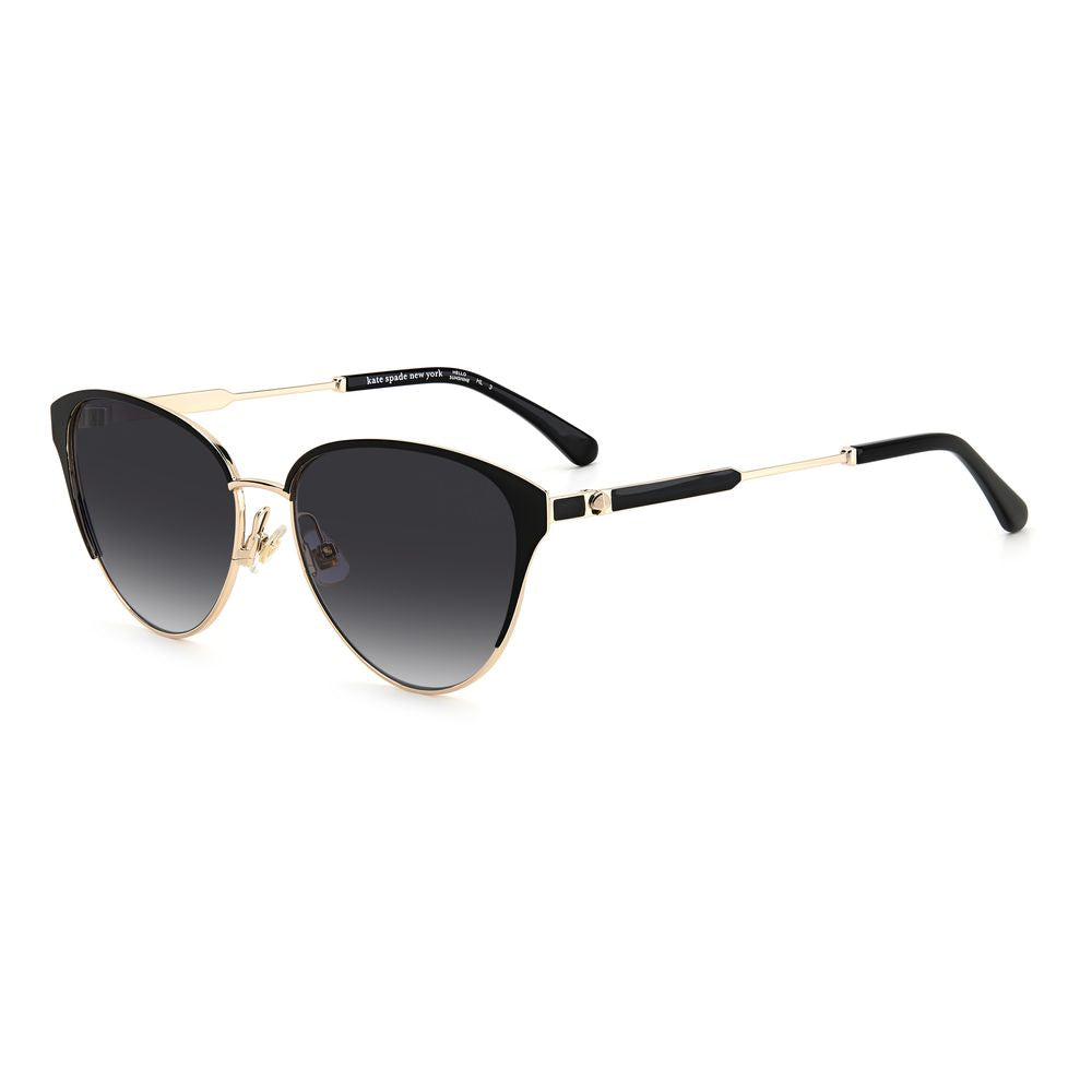 Kate Spade – Schwarze Sonnenbrille aus Metall