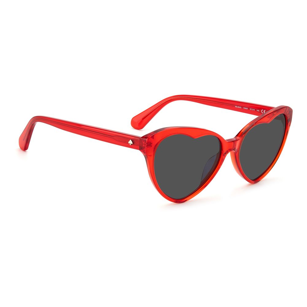 Kate Spade – Rote Acetat-Sonnenbrille