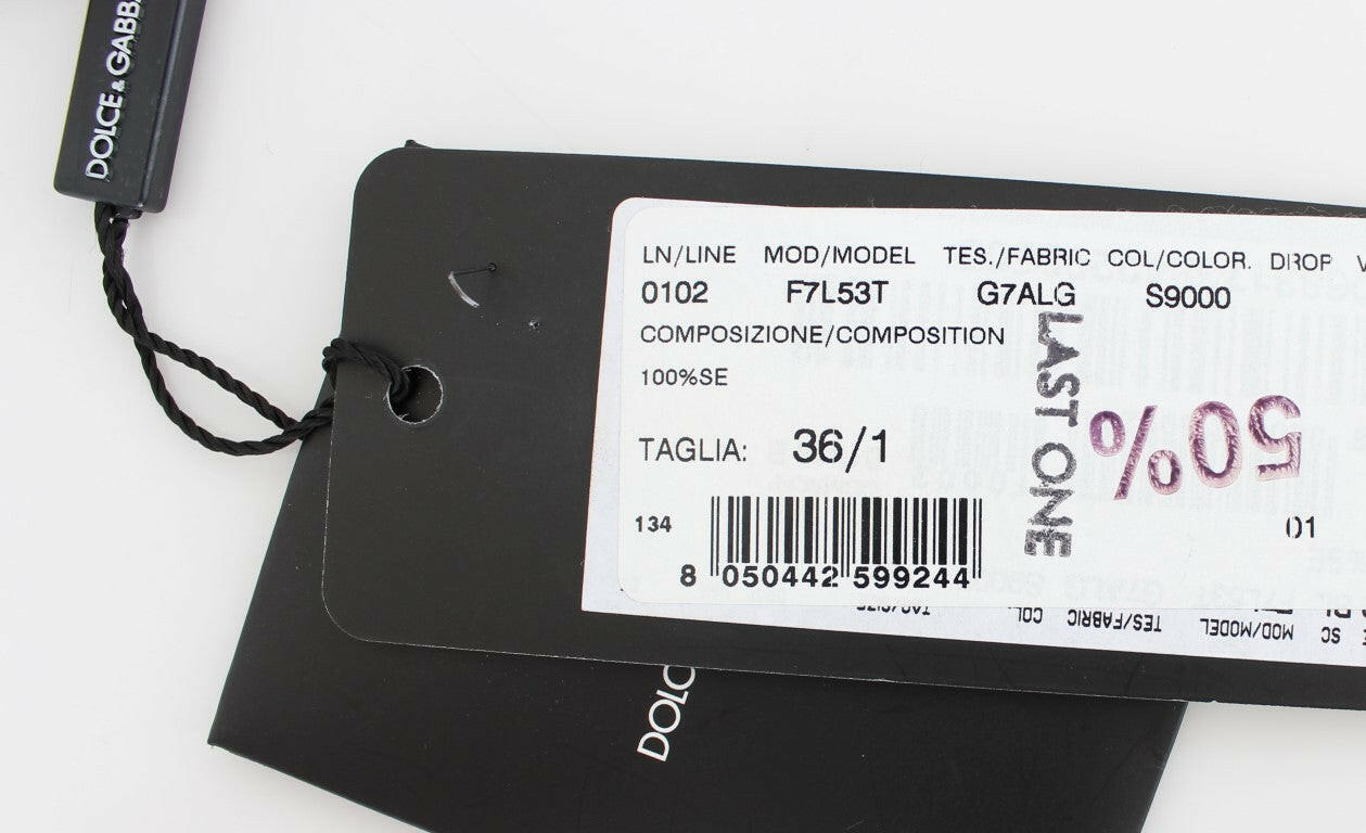 Dolce &amp; Gabbana Schwarze Seidenbluse mit Blumendruck