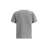 Saint Laurent Grey Cotton Oversized T-shirt