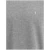 Saint Laurent Grey Cotton Oversized T-shirt