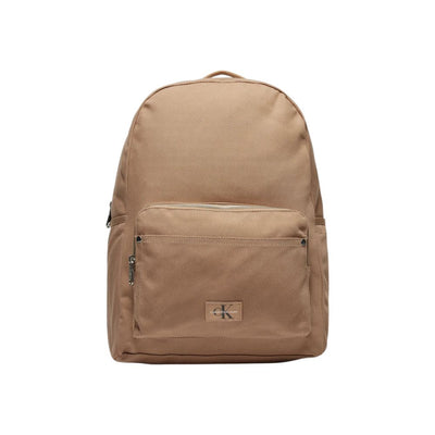 Calvin Klein Jeans Beige Recycled Polyester Backpack