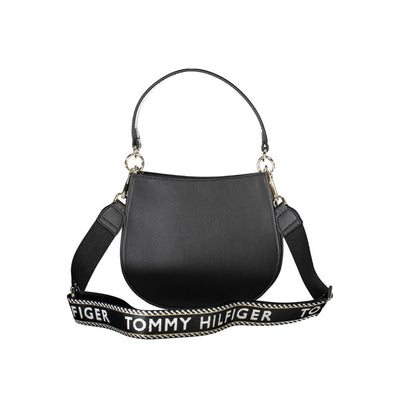 Tommy Hilfiger Black Polyester Handbag