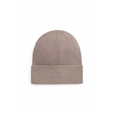 Calvin Klein Beige Organic Cotton Cap (Baseball Hat)