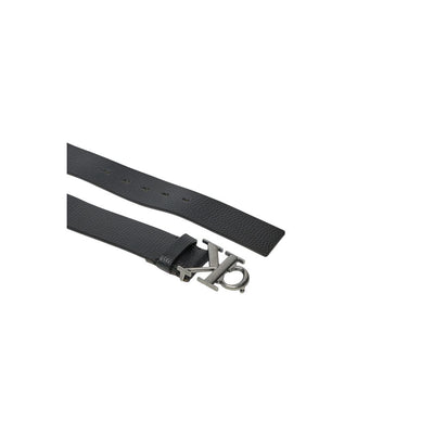 Calvin Klein Jeans Black Leather Regular Belt