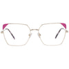 Emilio Pucci Rose Gold Metal & Plastic Glasses (Frames)