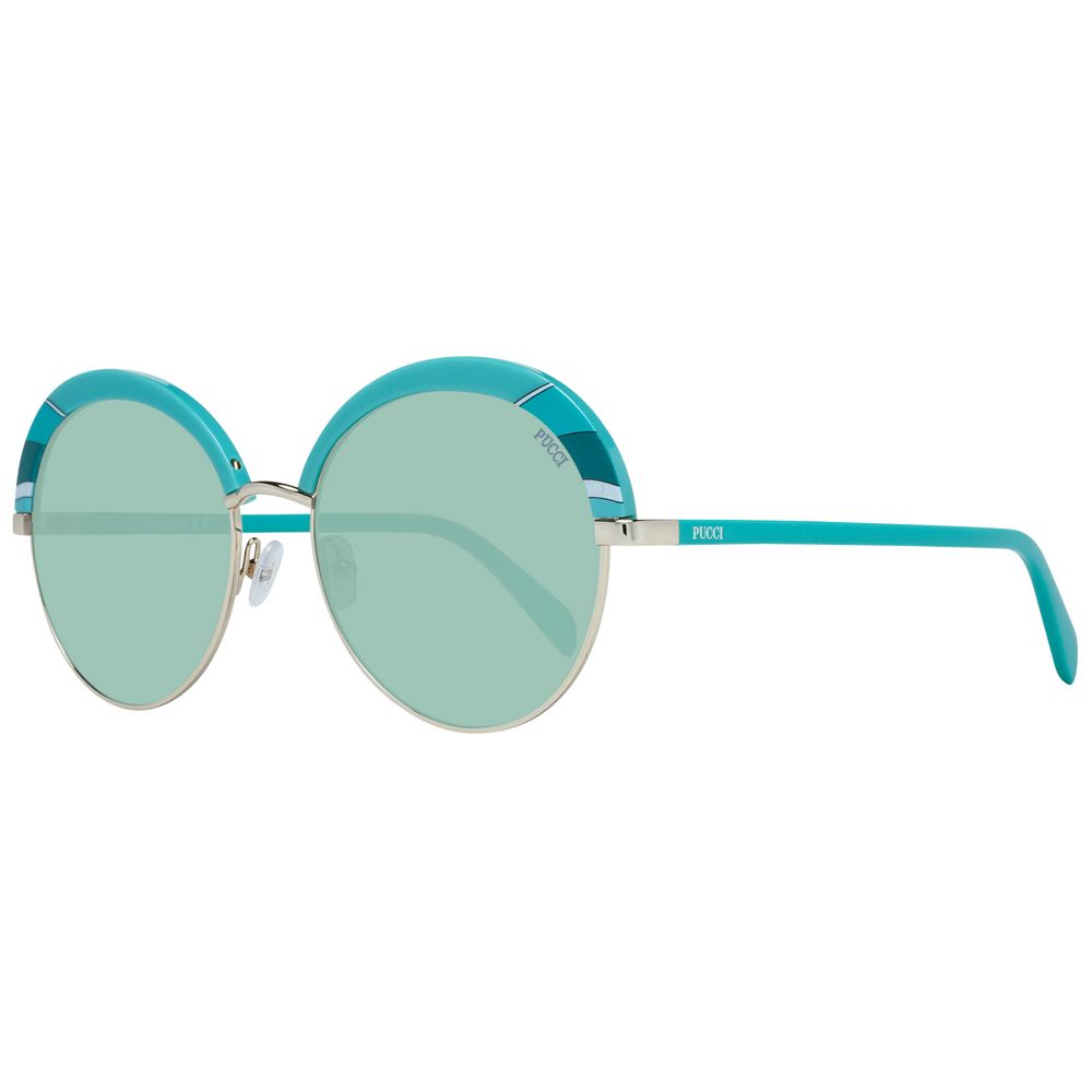 Emilio Pucci Türkis Damen Sonnenbrille