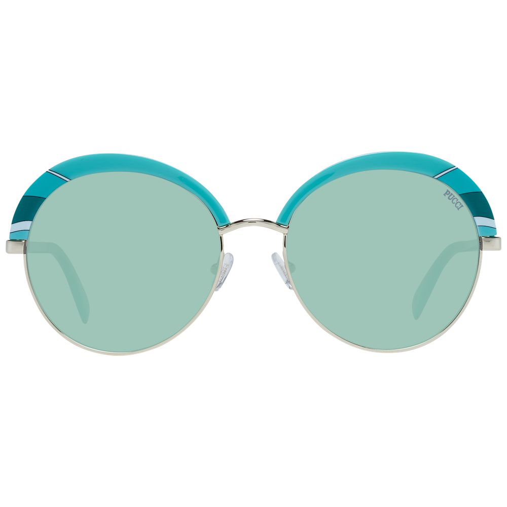 Emilio Pucci Türkis Damen Sonnenbrille