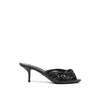 Dolce & Gabbana Black Snake Skin  Platform Sandals