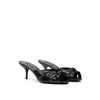 Dolce & Gabbana Black Snake Skin  Platform Sandals