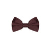 Dolce & Gabbana Burgundy Silk Bowtie