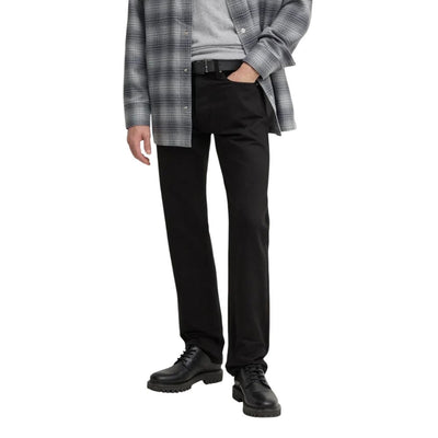 Calvin Klein Jeans Black Cotton Relaxed Fit Jeans