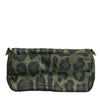 Dolce & Gabbana Green Nylon Leopard Print Shell Messenger Crossbody Bag