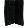 Dolce & Gabbana Black Calfskin Leather Logo Zip Around Continental Wallet