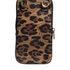 Dolce & Gabbana Brown Leopard Print Dauphine Leather Zip Around Wallet