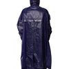 Dolce & Gabbana Dark Blue Cotton Hooded Men Raincoat Jacket