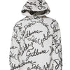 Sweat-shirt à capuche en coton blanc avec logo Dolce &amp; Gabbana