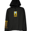 Dolce & Gabbana Black Cotton Hooded DG Shield Pullover Sweater