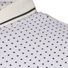 Polo à col en coton à pois blancs Dolce &amp; Gabbana