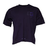 Dolce & Gabbana Purple DG Logo Cotton Crew Neck T-shirt