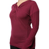 Roberto Cavalli Maroon Jumper Keyhole Knit Pullover Sweater