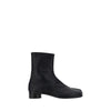 Margiela Black Camel Hair  Flat Boots