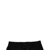 Dolce & Gabbana Black Cotton Casual Mid Waist Chino Shorts