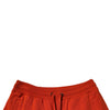Dolce & Gabbana Red Cotton Blend Mid Waist Men Bermuda Shorts