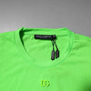 Dolce & Gabbana Green Logo Polyester Crew Neck T-shirt