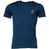 Dolce & Gabbana Blue Crown Bee Cotton Men Crew Neck T-shirt