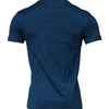 Dolce & Gabbana Blue Crown Bee Cotton Men Crew Neck T-shirt