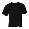 Dolce & Gabbana Black DG Logo Cotton Crew Neck T-shirt