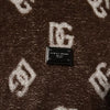 Dolce & Gabbana Brown Logo Monogram Cotton Crew Neck T-shirt