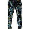 Dolce &amp; Gabbana – Jogginghose mit mehrfarbigem Marmor-Print