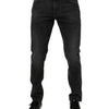 Dolce &amp; Gabbana Schwarze Skinny-Jeans aus Baumwollstretch für Herren