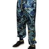 Dolce & Gabbana Multicolor Marble Print Jogger Men Sweatpants Pants