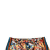 Dolce & Gabbana Multicolor Marble Satin Men Tracksuit Pants