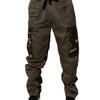 Dolce & Gabbana Multicolor Patchwork Camouflage Cargo Pants