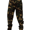Dolce & Gabbana Multicolor Patchwork Camouflage Cargo Pants