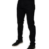 Dolce & Gabbana Black Cotton Stretch Slim Fit Men Denim Jeans