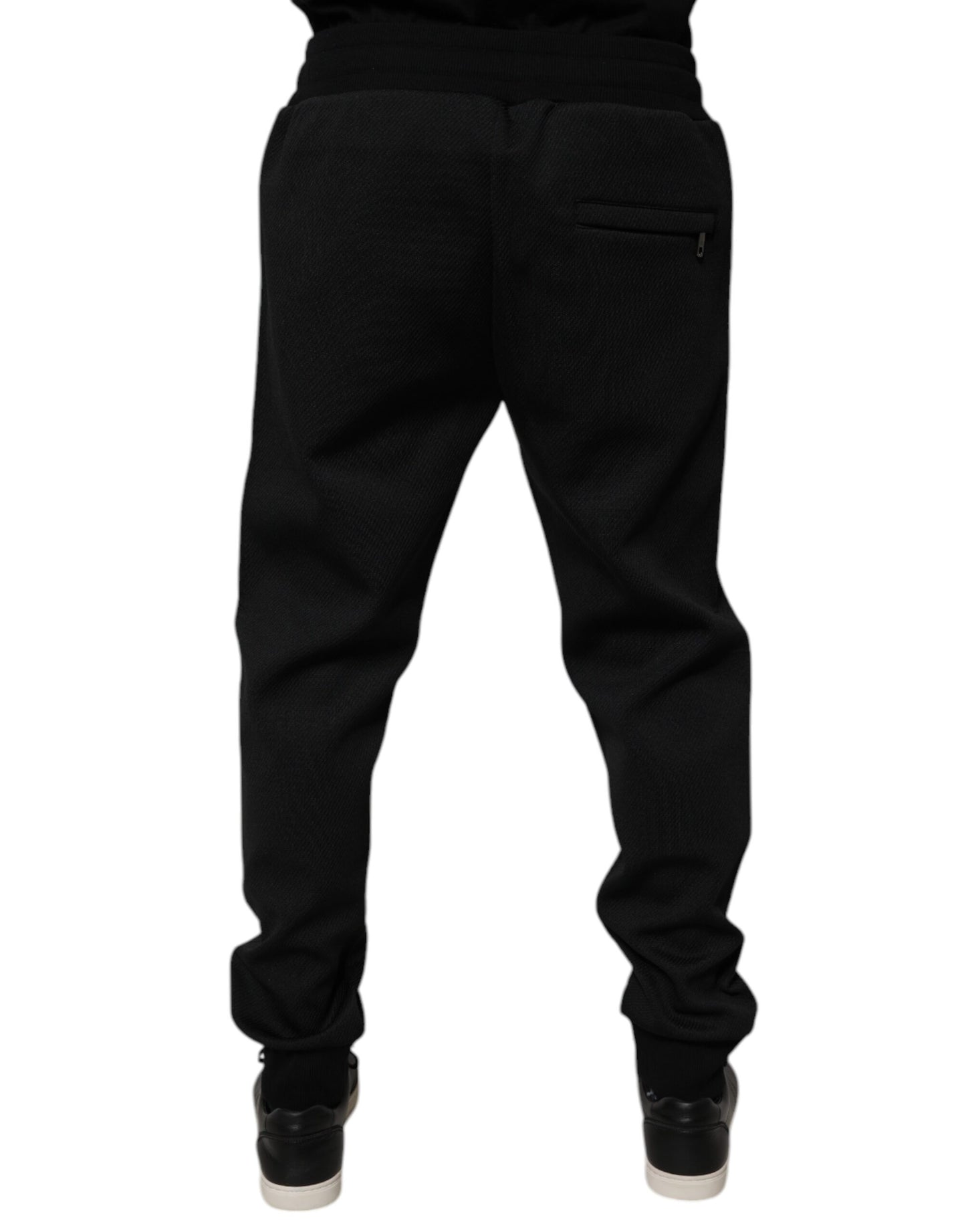 Dolce &amp; Gabbana Schwarze Polyester-Jogginghose für Herren