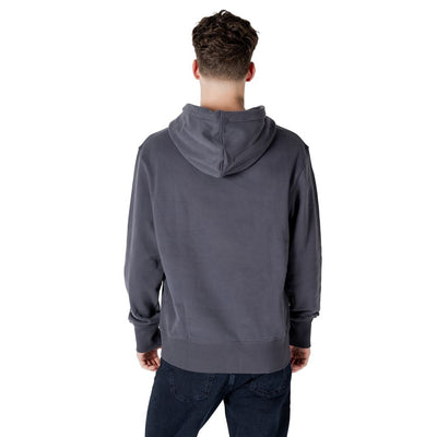 Calvin Klein Jeans Gray Cotton Hoodie