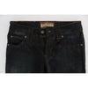 John Galliano Blue Cotton Bootcut Jeans